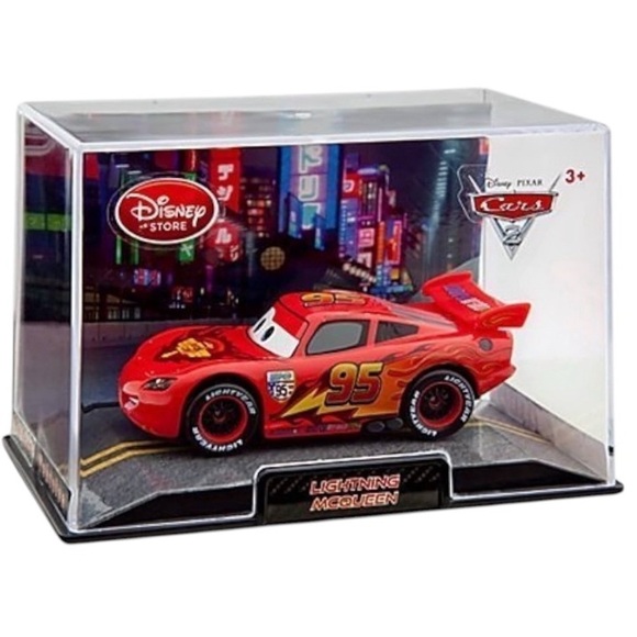 New Disney Store Cars2 Lightning McQueen Die Cast Collector's Case - Picture 1 of 5